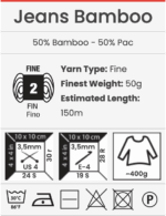 Jeans Bamboo 50 Grs - Imagen 2